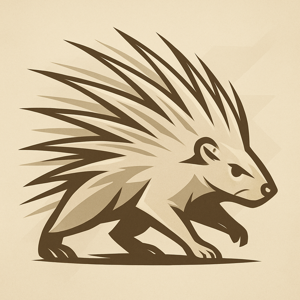 Zealous Linen Porcupine badge